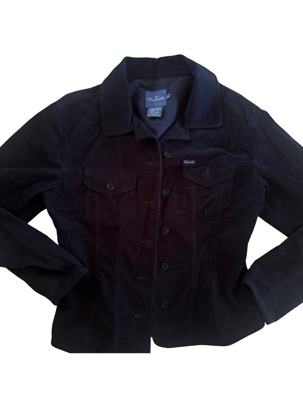 Tranquility by Colorado Clothing Black Corduroy Button-Up Jacket - Women